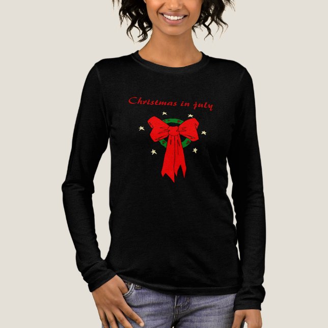 Red Bow - Tri-Blend Shirt (Vorderseite)