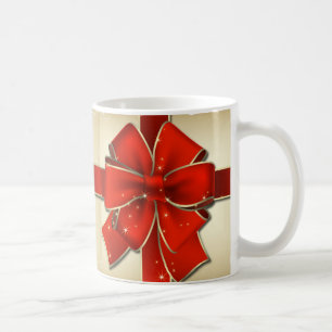 Red Bow Weihnachts-Tasse Kaffeetasse