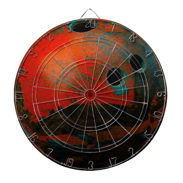 Red Bowling Ball anpassen Dartscheibe (vorne)