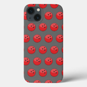 Red Bowling Ball Pattern Case-Mate iPhone Hülle