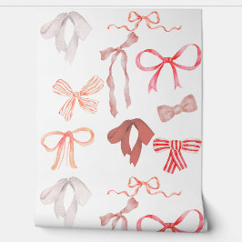 Red Bows Wallpaper Tapete