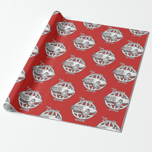 Red Box Chevy Caprice Network Wrapping Paper Geschenkpapier