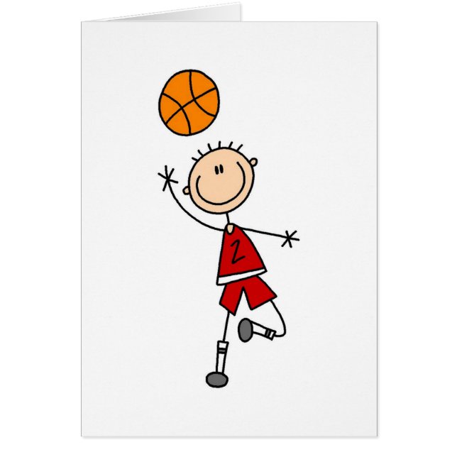 Red Boy Basketball T - Shirt und Geschenke (Vorne)