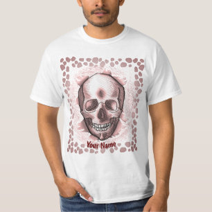 Red Break Out Skull T-Shirt