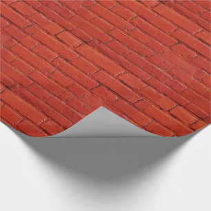 Red Brick Gift Wrap Geschenkpapier
