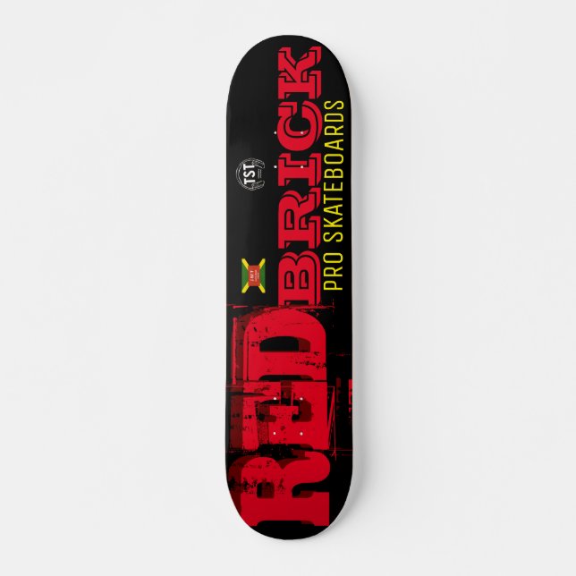 RED BRICK Skateboard, 7¾ Zoll Deck Skateboard (Vorne)