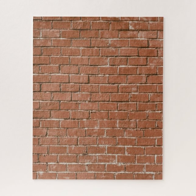 Red Brick Wall Rustic Puzzle (Vertikal)
