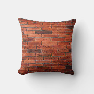Red brick wall texture grunge backgroundbrick,wall kissen