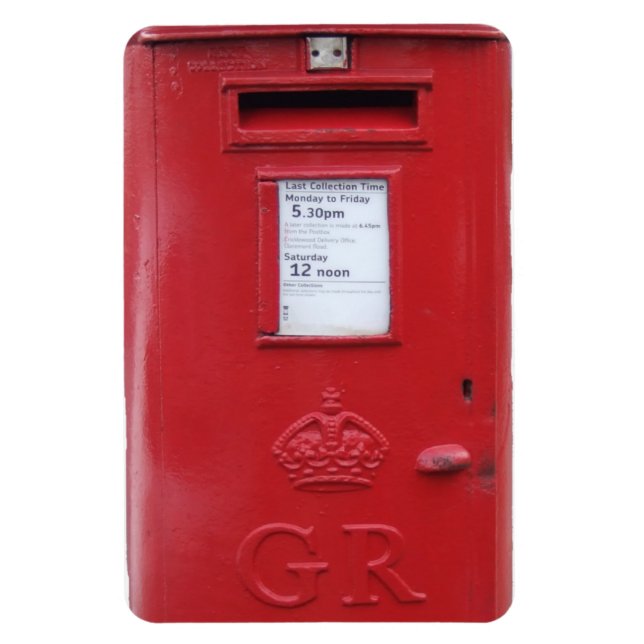 Red British Post Box Magnet (Vertikal)