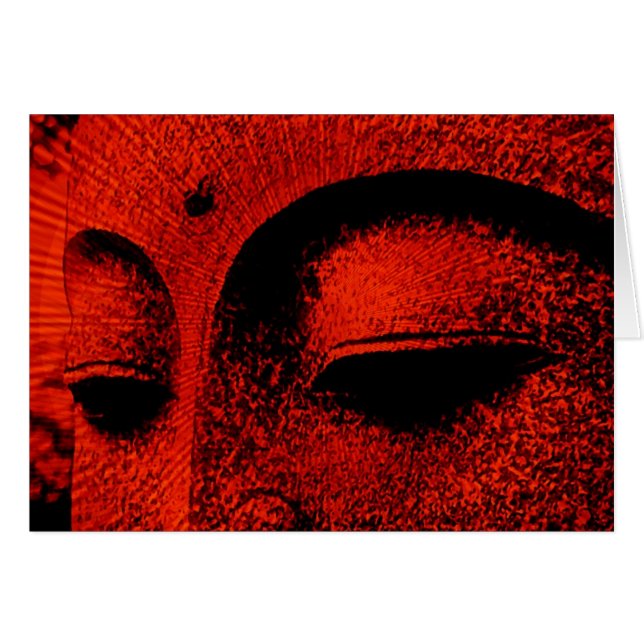 RED BUDDHA Card (Vorderseite (Horizontal))