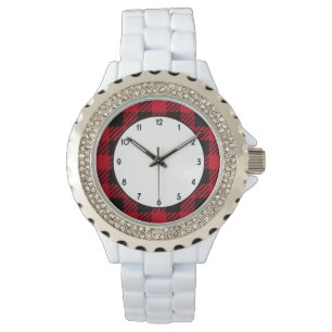 Red Buffalo Kariert Armbanduhr