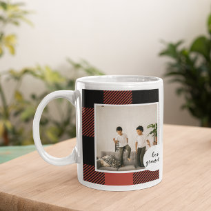 Red Buffalo Kariert Bestes Grandma-Geschenk mit Fo Kaffeetasse