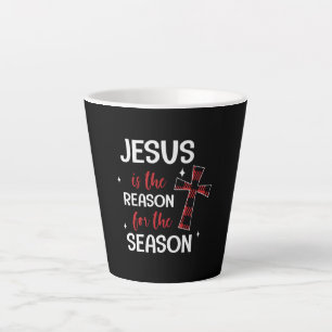 Red Buffalo Kariert Cross Weihnachtsdesign Milchtasse