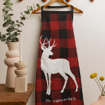 Red Buffalo Kariert & Deer | Geschenk für persönli Schürze<br><div class="desc">Genießen Sie den rustikalen Charme des großen Outdoor mit unserem Red Buffalo Kariert & Deer Personalisierten Name Geschenk! Egal ob Sie selbst einkaufen wollen oder nach einem nachdenklichen Geschenk suchen,  dieses Design bringt jedem Anlass eine Touch Wildnis.</div>