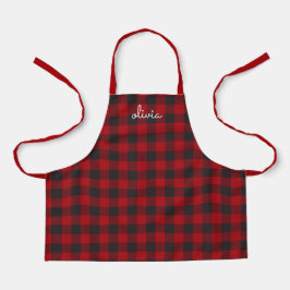 Red Buffalo Kariert Weihnachten Personalisierte Sc Schürze