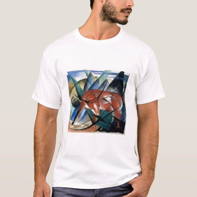 Red Bull (Gouache auf Papier) T-Shirt (Vorderseite)