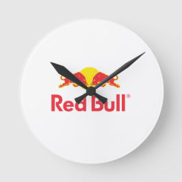 Red Bull Logo Runde Wanduhr