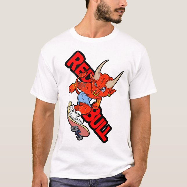 Red Bull Skateboarding T-Shirt (Vorderseite)