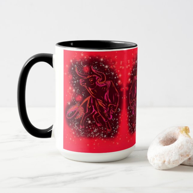 Red Bull Tasse Geschenk in der Starry Night (Mit Donut)