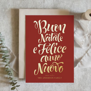 Red Buon Natale e Felice Anno Nuovo Script