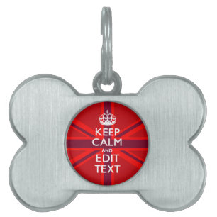 Red Burgund Behalte Ihre Text Union Jack Flag beru Tiermarke