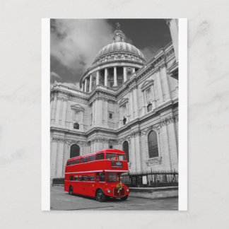 Red Bus und St Pauls Uni (mehrere Bilder ausgewähl Postkarte