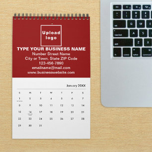 Red Business Brand on Calendar Kalender
