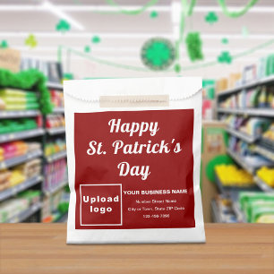 Red Business Brand, St. Patrick's Day, Paper Bag Geschenktütchen