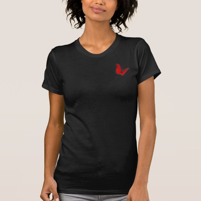Red Butterfly T - Shirt (Vorderseite)