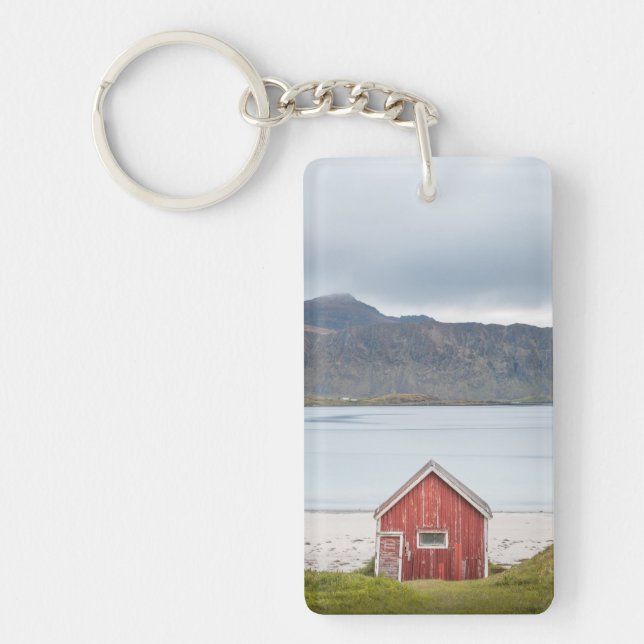 Red Cabin Ramberg Lofoten Schlüsselanhänger (Vorderseite)