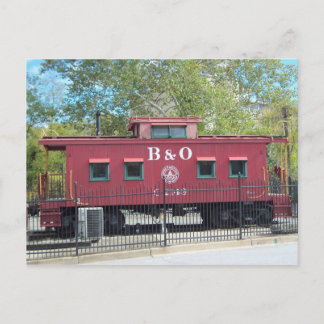Red Caboose. Ellicott City, MD Postkarte
