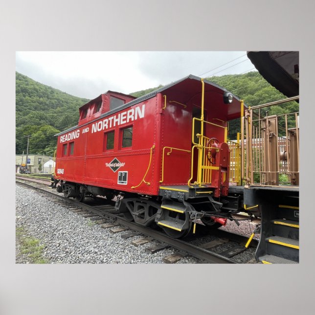 Red Caboose Poster (Vorne)
