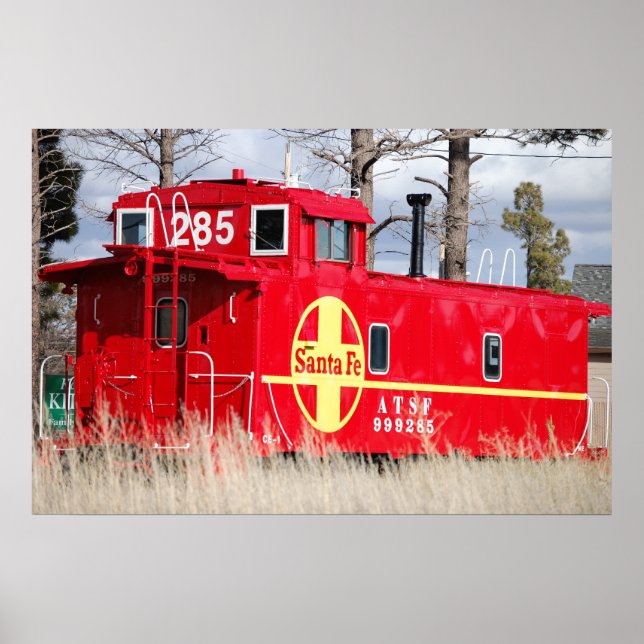 Red Caboose Poster (Vorne)