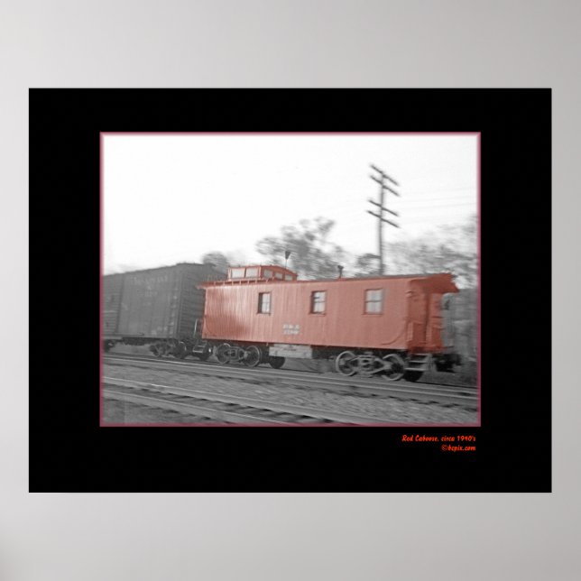 Red Caboose, Poster um die 40er Jahre (Vorne)