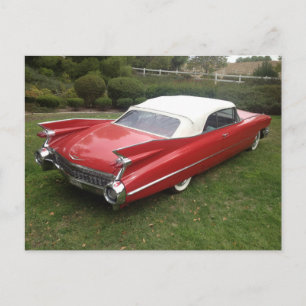 Red Caddy Postkarte