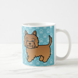 Red Cairn Terrier Cartoon Dog Illustration Kaffeetasse