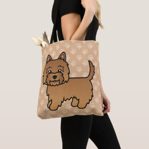 Red Cairn Terrier Dog Niedlicher Cartoon Illustrat