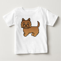 Red Cairn Terrier Dog Niedlicher Cartoon Zeichnend