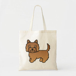 Red Cairn Terrier Niedlich Cartoon Dog Tragetasche