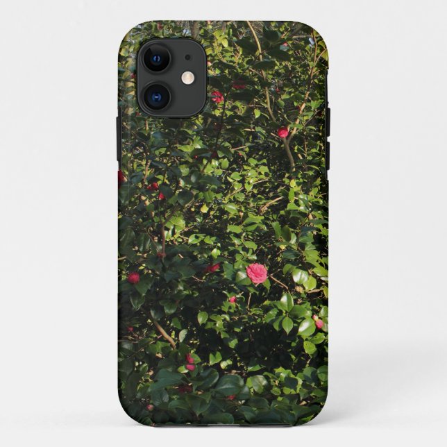 Red Camellia Bush Case-Mate iPhone Hülle (Rückseite)