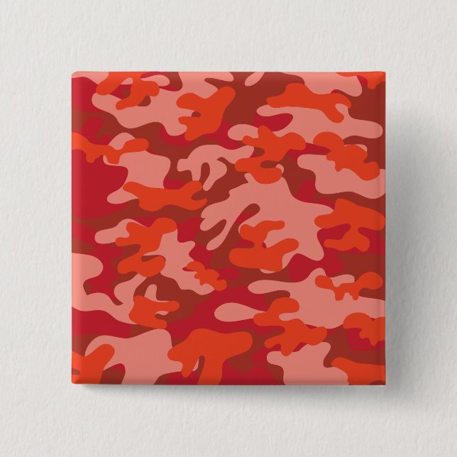 Red Camouflage Button (Vorderseite)