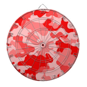 Red Camouflage Dartboard Dartscheibe