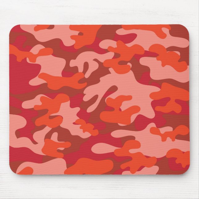 Red Camouflage Mousepad (Vorne)