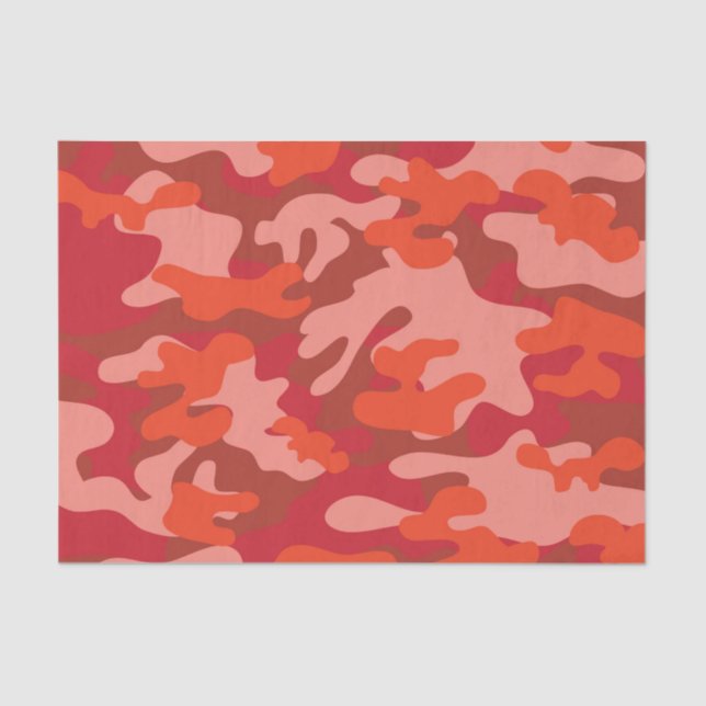 Red Camouflage Seidenpapier (Vorderseite)