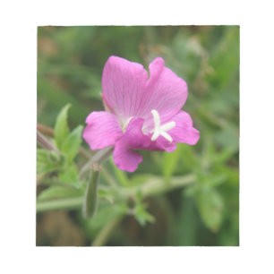 Red Campion Wildblume Notepad Notizblock