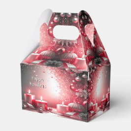 Red Candles Dekorative Weihnachtsfeiertage Geschen Geschenkschachtel