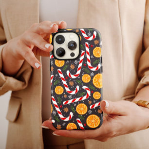 Red Candy Cane Weihnachten Orange iPhone Case Mate