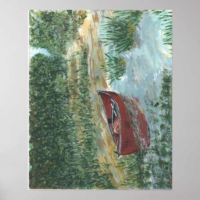 Red Canoe Poster (Vorne)