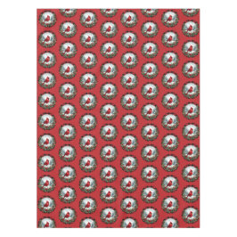 Red Cardinal with Holly Berries Tischdecke