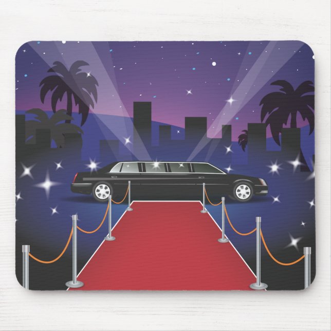 Red Carpet Celebrity Limo Mousepad (Vorne)